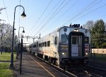 Eastbound NJT Train # 858 arriving into Convent Station 